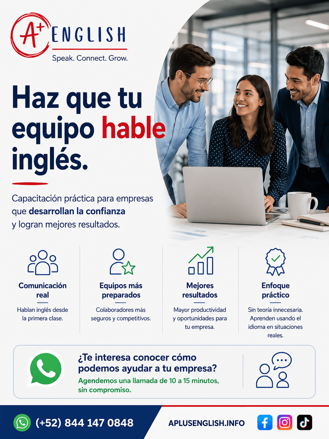 Haz que tu equipo hable Ingles